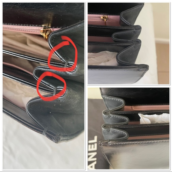 Sold Black Chanel Glazed Calfskin Straight Lined Flap bag - Picture 17 of 17